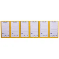 Ценник OfficeSpace "Бабочка 6", упаковка 30л.