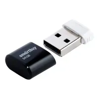 Память Smart Buy "Lara"  64GB, USB 2.0 Flash Drive, черный