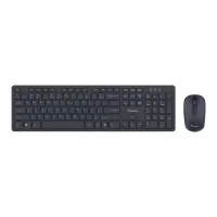 Комплект беспроводной клавиатура + мышь Smartbuy ONE 240262AG, низкопрофильная, бесшумная работа кнопок, USB, черный