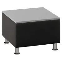 Marcus Столик малый MC-SM Oregon 16 Черный/Светлый дуб 600х600х435