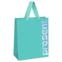 Пакет подарочный 26*32*12см MESHU "Bright present", фольга, матовая ламинация