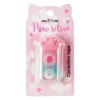 Корректирующая лента MESHU "Sweet Paw", 5мм*6м, блистер, европодвес, ассорти