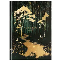 Бизнес-блокнот А5, 64л., евроформат, BG "Golden forest", матовая ламинация, тиснение фольгой