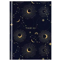 Бизнес-блокнот А5, 64л., евроформат, BG "Magic", матовая ламинация, тиснение фольгой