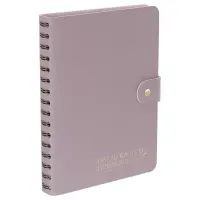 Ежедневник недатированный, А5, 136л., мягкий переплет, экокожа, BG "Embrace. Amethyst", фиолетовый, на гребне