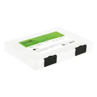 УЦЕНКА - Папка для документов СТАММ А4, 235*310*40мм, пластик., прозрачная, черные защелки (осн 324549)