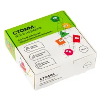 УЦЕНКА - Счетный материал СТАММ "Геометрическая мозаика", 105шт., картонная коробка (осн 351428)