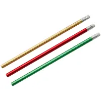 Карандаш ч/г ArtSpace "Голография" HB, с ластиком, незаточен., ассорти