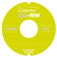 Диск CD-RW 700Mb Smart buy 4-12x Bulk (100шт)