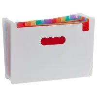 Лоток-органайзер для хранения документов СТАММ А4, 25 отделений,  белый