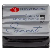 Пластика "Сонет", брус 56 грамм, черный
