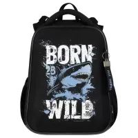 Ранец Berlingo Expert "Born to be WILD" 37*28*16см, 2 отделения, 2 кармана, анатомическая спинка