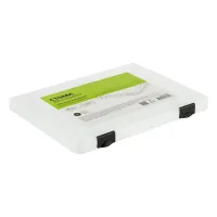 УЦЕНКА - Папка для документов СТАММ А4, 230*305*23мм, пластик., прозрачная, черные защелки