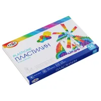 Пластилин классический BRAUBERG KIDS, 16 цветов, 320 г, со стеком, 106508