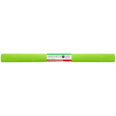 Бумага гофрированная/креповая, 32 г/м2, 50х250 см, зеленая, в рулоне, BRAUBERG, 112531