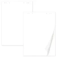 Блокнот для флипчарта 65 г/м2, STAFF 60x90 см, 20 листов, белый (ЧИСТЫЙ), 116359