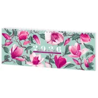 Планинг датированный 2026 285х112 мм, STAFF, гребень, картонная обложка, 64 л., "Сад магнолий", 117365