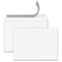 Конверты С4 (229х324 мм), отрывная лента, 100 г/м2, КОМПЛЕКТ 500 шт., STAFF, 118666