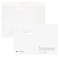 Конверты С4 (229х324 мм), отрывная лента, "Куда-Кому", 100 г/м2, КОМПЛЕКТ 500 шт., STAFF, 118667