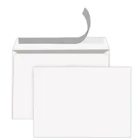 Конверты С4 (229х324 мм), отрывная лента, 80 г/м2, КОМПЛЕКТ 50 шт., внутренняя запечатка, STAFF, 118668