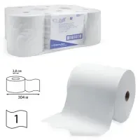 Полотенца бумажные рулонные KIMBERLY-CLARK Scott, КОМПЛЕКТ 6 шт., 304 м, белые, артикул 6667