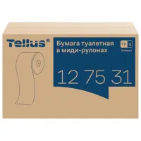 Бумага туалетная 100 м, Tellus/TORK (Система Т6) ADVANCED, КОМПЛЕКТ 27 рулонов, 2-слойная, белая, 127531, 127530/127531