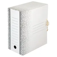 Папка архивная с завязками А4(325х260 мм), 150 мм, до 1400 листов, плотная, микрогофрокартон, БЕЛАЯ, BRAUBERG, 126513