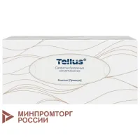 Салфетки косметические 100 штук в картонном боксе, 2-слойные, Tellus/TORK Premium (Система F1), 120380