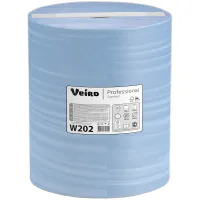 Бумага протирочная VEIRO (Система W1), КОМПЛЕКТ 2 шт., 1000 листов в рулоне, 33х35 см, 2-слойная, Comfort, W202