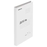 Папка без скоросшивателя "Дело", картон, плотность 220 г/м2, до 200 листов, STAFF, 128988