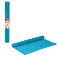 Бумага гофрированная/креповая, 110 г/м2, 50х250 см, голубая, ОСТРОВ СОКРОВИЩ, 129147