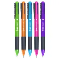 Ручка многоцветная шариковая автоматическая MULTICOLOR 4 ЦВЕТА, узел 0,7 мм, корпус ассорти, BRAUBERG, 143936