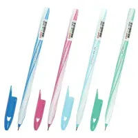 Ручка шариковая STAFF "CANDY PASTEL", синяя, игольчатый узел 0,6 мм, линия 0,3 мм, 144235