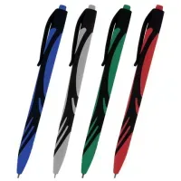 Ручка шариковая автоматическая BRAUBERG "ULTRA COLOR CLASSIC", корпус ассорти, СИНЯЯ, пишущий узел 0,7 мм, линия письма 0,35 мм, 144498