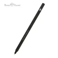 Ручка гелевая BRUNO VISCONTI "Super Slim Black", СИНЯЯ, узел 0,28 мм, линия 0,2 мм, 20-0398
