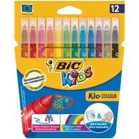 Фломастеры Bic "Kid Couleur", 12цв., картон, европодвес