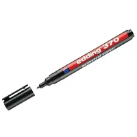 Маркер перманентный (нестираемый) EDDING "370", ЧЕРНЫЙ, круглый наконечник, 1 мм, E-370/1