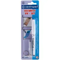 Маркер перманентный ультрафиолетовый Centropen "Security UV-Pen 2699", фонарик, блистер