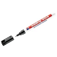 Маркер перманентный (нестираемый) EDDING 404, ЧЕРНЫЙ, тонкий наконечник, 0,75 мм, E-404/1