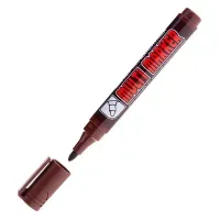 Маркер перманентный CROWN "Multi Marker", ЧЕРНЫЙ, круглый наконечник, 3 мм, CPM-800