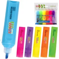 Набор текстовыделителей 6 НЕОНОВЫХ ЦВЕТОВ, STAFF "EVERYDAY HL-720", линия 1-5 мм, скошенный наконечник, 152556