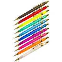 Карандаш механический 0,5 мм, MUNHWA "MP Gold Trima", ластик, корпус ассорти, BMPG05