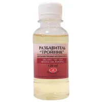 Разбавитель для масляных красок "Тройник", баночка 120 мл, Невская Палитра, 2433918