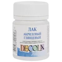 Лак акриловый глянцевый "Декола", 50 мл, в банке, Невская Палитра, 5828920