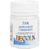 Лак акриловый глянцевый "Декола", 50 мл, в банке, Невская Палитра, 5828920