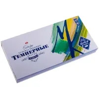 Краски темперные художественные "Мастер-класс", НАБОР 10 цветов по 46 мл, в тубах, без кисти, Невская Палитра, 1641032