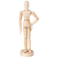 Манекен человека художественный BRAUBERG ART CLASSIC, мужской, дерево, высота 20 см., 191287