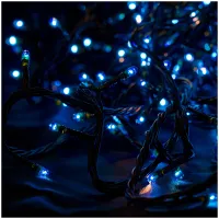 Электрогирлянда "Рис", 180 ламп, голубой, 8 режимов, 10м