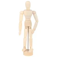 Манекен человека художественный, высота 16 см, натуральное дерево, BRAUBERG ART CLASSIC, 192513