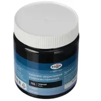 Краска акриловая художественная МАТОВАЯ черная 500 мл в банке, BRAUBERG ART DEBUT, 192536